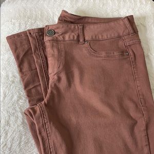 Maurices Jeggings Dusty Rose Large Regular